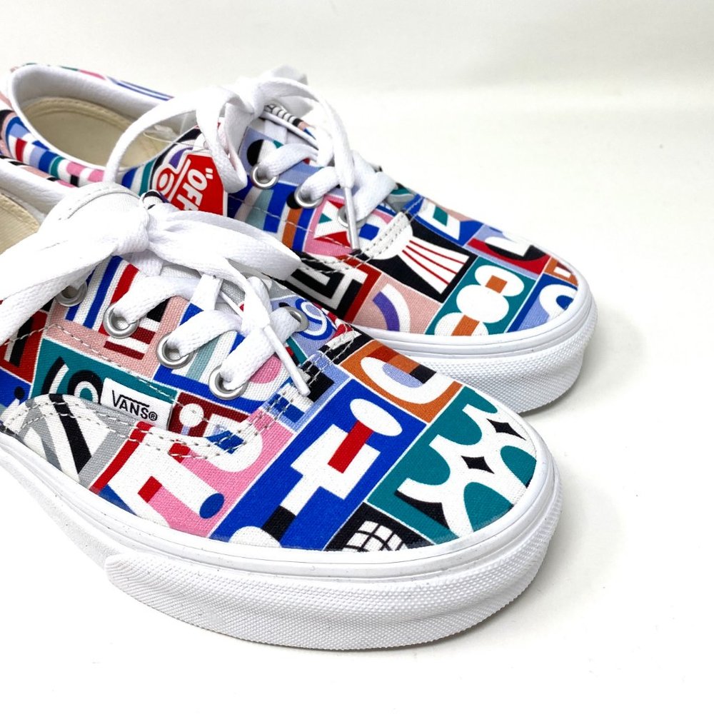 VANS Women Size VN0A5EFN5L8 ERA Custom Culture Multicolor Canvas Low Sneaker - Picture 2 of 10
